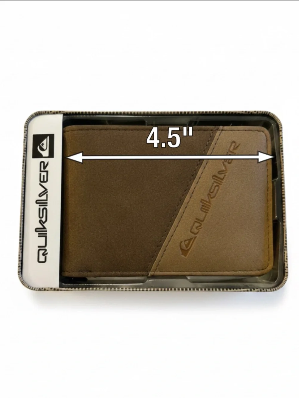 Quicksilver Suede Brown Wallet